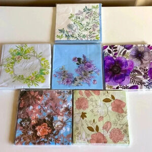 NEW Color Napkins/Printed Tissues/Fashion Tissues x 120pcs